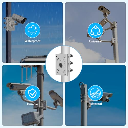 Universal Security Camera Mount Brackets Vertical Pole Corner Mount Bracket by OOSSXX - Used condition - Image 5