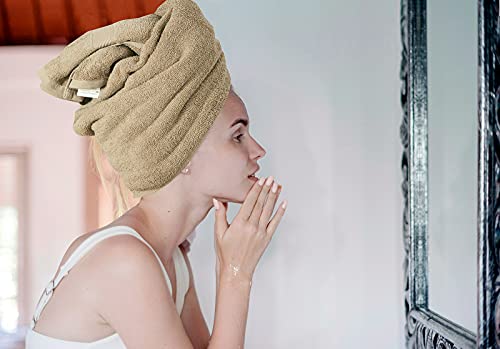 Oakias 6 Pack Medium Cotton Towels Beige – 24 X 48 Inches 500 Gsm – Hotel, Pool & Gym Towels – Highly Absorbent #TOP7