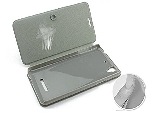 Image of Heartly Premium Luxury PU Leather Flip Stand Back Case Cover for Micromax Yu Yureka /Yureka Plus Cyanogenmod - Gold