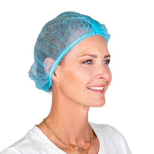 MEDPROTECT Redes desechables para el cabello, azul, Talla única