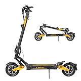 AUSOM Leopard DT1 Pro Electric Scooter for Adults with 1000w*2 Motors (21/35/41Mph), Foldable E Scooter with Dual Braking Systems, LCD Smart Screen, 10'x3' Off-Road Tires