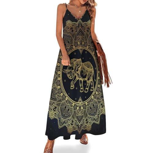Robe Longue pour Femme Ete Légère : Solution Anti-Chaleur Coupe Maxi sans Manches