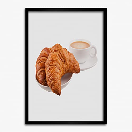 Cadre MDF 50x70 cm Tulup pour habiller un mur de cuisine vide avec une affiche de petit déjeuner