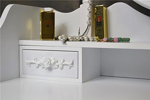 Livitat sp86 Specchiera con Sgabello e Specchio