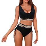 Bañador Menstrual Adolescentes Mujer Niña Flujo Abundante Bikini Menstrual Cómodas y Suaves Absorbente Sin Costuras Braga Invisible Vacaciones Braguitas Menstruales Mujer Seamless Veraneo Piscina