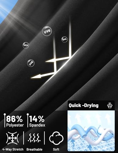 MIER Polo Shirts for Men Long Sleeve Dry Fit Golf Athletic Work Collared Shirt with UV SPF Sun Protection (Inherent UPF 50+)4