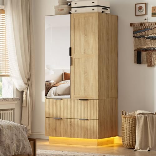 PAKASEPT 31.5" Natural Armoire