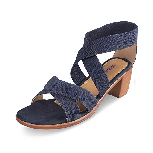 Image of SOLE HEAD Brown Heels Women Sandal