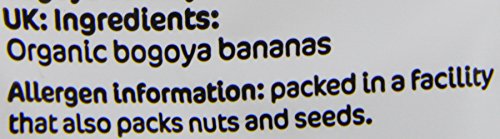 Tropical Fairtrade Sun Dried Banana Bogoya 125 g (Pack of 7)