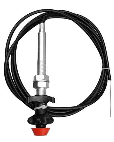 TIKSCIENCE - Control Cables Replace 55204 with 2 in Black Knob Locking Throttle Cable Replacement for Dorman, Length 10Ft - -23%
