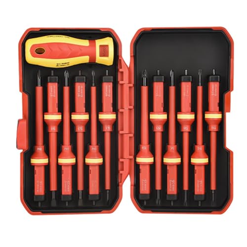 13pcs Isolierter Schraubendreher Mit 1000 V Isolierwerkzeug Elektrikschraubendreher Elektrikerschraubendreher