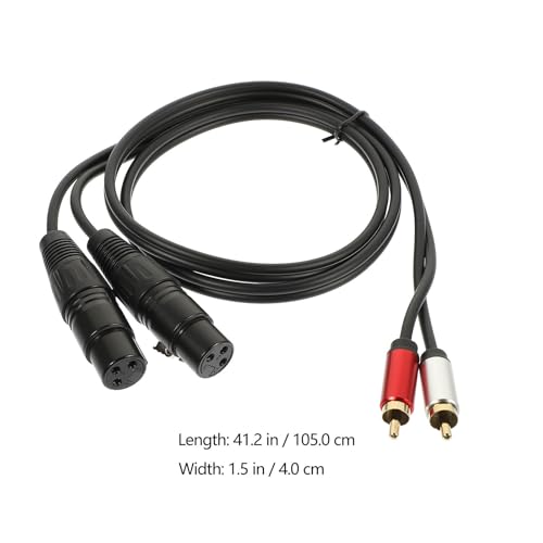 Cable RCA a XLR de cobre expuesto con aislamiento PE para conversión de sonido premium 2