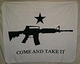 Texas M4 Machine Gun Come and Take it NRA 50x60 Polar Fleece Blanket Throw