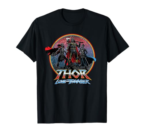 Image of Marvel Thor: Love and Thunder Thor Valkyrie and Jane T-Shirt