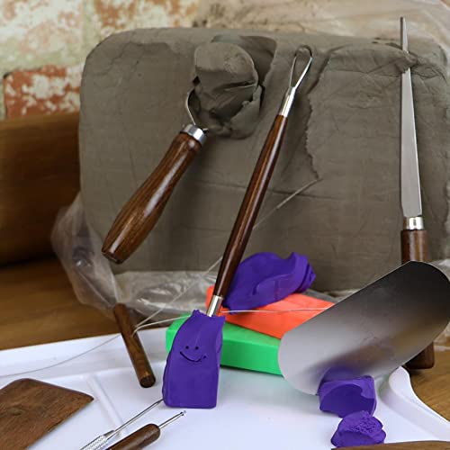 Art Advantage Wide Loop Sculpting Clay Tools - 1.75" Tool - Clay Tools For Sculpting Polymer, Pottery, Ceramic, Modeling - Clay Sculpting Tools Professional - Clay Pottery Tools For Carving - Clay #TOP5
