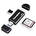 Price comparison product image TRAYBRAY 3.0 USB SD Card Reader, 2-in-1 USB/Type C/Micro USB Portable Memory Card Reader USB Adapter and OTG Function for PC, Laptop, Mac, Windows, Smartphones, SDHC, SD, MMC, RS-MMC, Micro SD