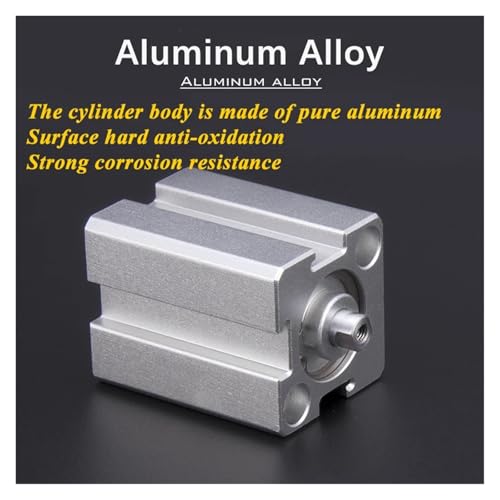 Cylindre pneumatique compact SDA double effet pour guidage de piston - 5
