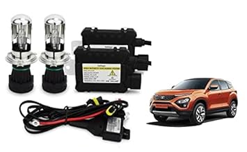 RS Enterprises Cars Tata H7X H4 - HID Conversion Light Kit ( 2 HID Light , 2 Blaster , Wiring ) Vehicle HID Kit for Car Headlight