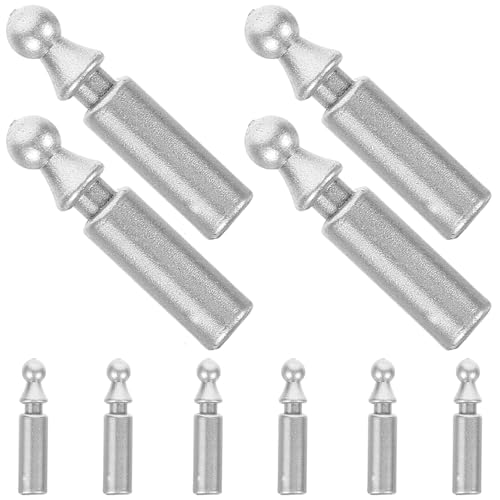 DIYEAH 10 Teiliges Metall Regenschirm zubehör Langlebige Einfach Installierbare Ersatz umkehrschirm knochenabdeckungen Geeignet für Faltbare Regenschirm reparatur Silberne Endperlen