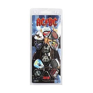 Perri’s Leathers Ltd. – Médiators Pour Guitare – Celluloïd – AC/DC – Produit Officiel sous Licence – Motifs assortis… - Les Beatles, Paul McCartney, John Lennon, RIngo Starr, George Harrison