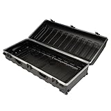 SKB ATA Large Stand Case with Wheels TSA Latches, Durable Transport Solution for Equipment, 49.5x20.25x13.5”, Over-Molded Handle, Secure Straps, Black