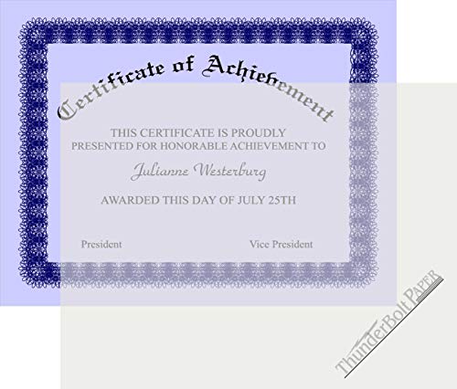 25 Soft Off-White Translucent 17# Thin Sheets - 8" X 10" (8X10 Inches) Photo|Picture-Frame Size - 17 Lb/Pound Light Weight Fine Quality Paper - Tracing, Fun Or Formal Use - Not A Clear Transparent #TOP6