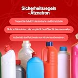 SOLUP soda kaustyczna 1kg >99% czystość NaOH I wodorotlenek sodu I wodorotlenek sodu do czyszczenia i odtłuszczania I soda kaustyczna I wysoka czystość I soda kaustyczna