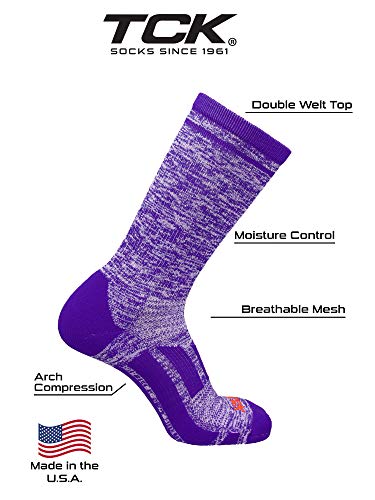 Image of TCK Sports Heathered Crew Socks