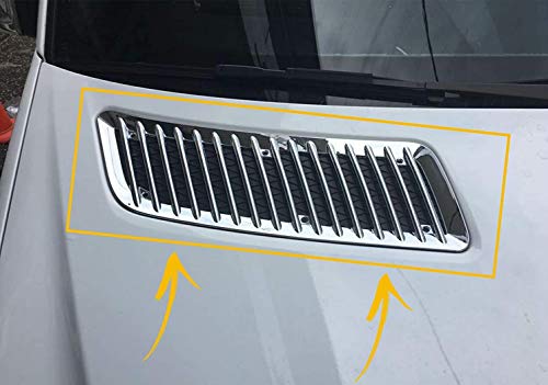 Para SPRINTER W906 2006-2018 ABS cromado capó de ventilación, 2 unidades