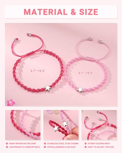 First Day of Kindergarten/Preschool Star Bracelet Mommy and Me, Make A Wish Back to School Gifts4