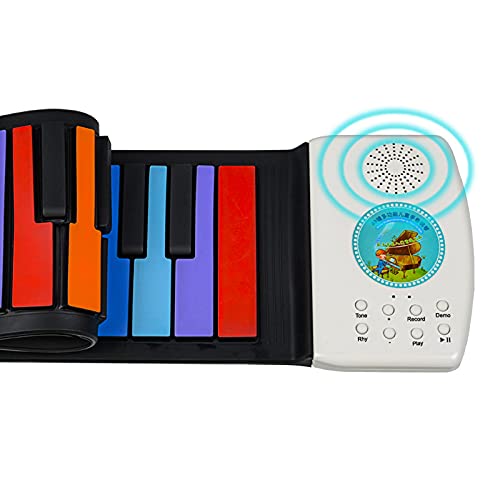 ATRNA Roll Up Piano, Hand Roll Piano Silicone 49 Touches Roll Up Piano Claviers Hand Roll Piano for Educational Gifts, Festival Gifts - Les Beatles, Paul McCartney, John Lennon, RIngo Starr, George Harrison ATRNA Roll Up Piano, Hand Roll Piano Silicone 49 Touches Roll Up Piano Claviers Hand Roll Piano for Educational Gifts, Festival Gifts – Image 6