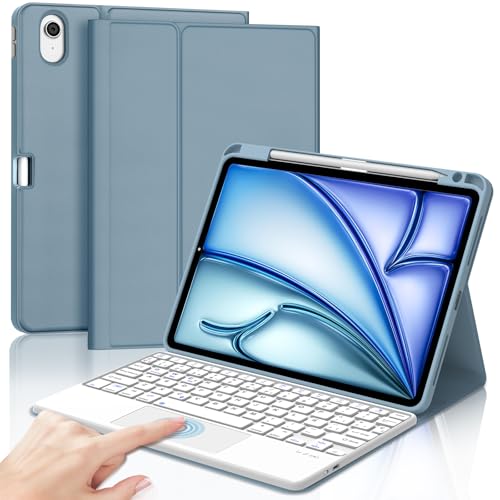 Funda teclado para iPad Air 11 M4 con trackpad integrado y soporte de lápiz