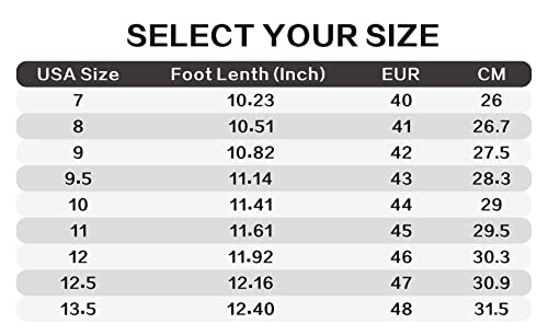 Cozhloyn Men's Snow Boots Plus Fleece Warm Non-Slip Waterproof Outdoor Winter Ski Insulated High-Top Hiking Boots Black,9 #TOP6