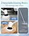 Electric Spin Scrubber Bathroom Scrubber - Cordless Shower Scrubber with Adjustable Handle, 2 Speeds, Bathroom Scrubber with 8 Replaceable Brush Heads, Power Scrubber for Bathroom Bathtub Cleaning