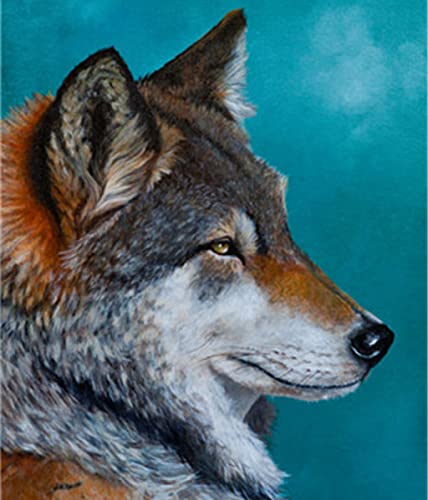Peinture au diamant 5D renard cadeau d'anniversaire créatif unique