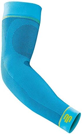 Bauerfeind Sports Compression Arm Sleeves (1 Pair) - Air Knit Fabric Breathable, Durable, Washable (Rivera, X-Large/X-Long)