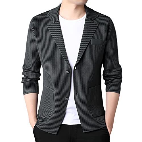 Blazer tricot pour homme coupe XXL confortable contre le froid
