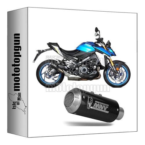 Mivv pot d'echappement homologue Suzuki GSX-S 1000 MK3 carbone