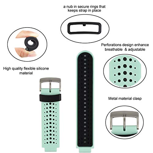 honecumi Replacement for Garmin Forerunner 735XT Watch, Bands for Forerunner 220/230/235/620/630 and Approach S20 S5 S6 - Image 3