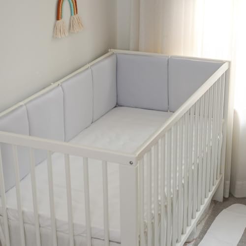 Image of THNWSY 6Pcs Breathable Mesh Liner Anti-Collision Breathable Cushioned Pads Soft Padding for Sides Padded Covers（12in*12in） (Grey)