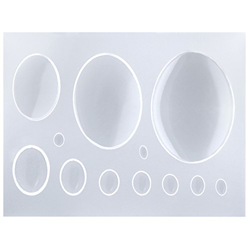 Funshowcase Oval Cabochon Resin Epoxy Silicone Mold