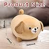 JIAJEGTGT Dog Plush Pillow, 15Inch Cute Big Dogs Stuffed Animal Toys, Soft Giant Sleeping Pillows, Dog Plushies Doll Toy Gift for Kids Girlfriend #2