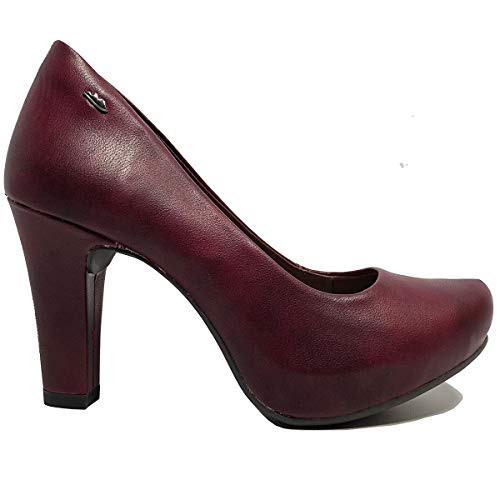 Scarpin Dakota Pelica Fosco Feminino - Vinho - 34