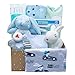 Kelzia BBOX4 Canastilla pour bébé nouveau-né – Coffret cadeau de bienvenue avec linge en coton, couches et lingettes biodégradables, peluche et plus – Végétalien, coton hypoallergénique – Unisexe