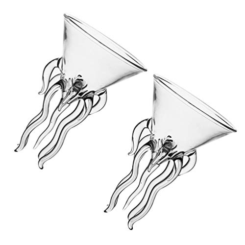 DOITOOL 2Pcs Polvo Vidro Martini Cocktail de Vidro Transparente Copo De Vidro Copo de Cocktail De Vi
