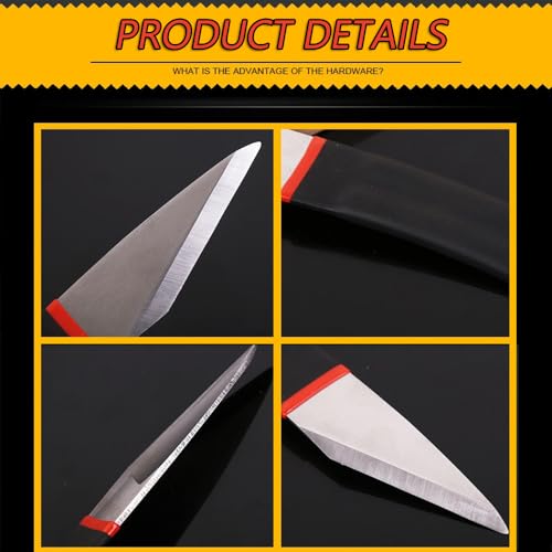 FaJoek Gartenmesser Klappbar, Scharfes Pfropfmesser, Okuliermesser Rostfreier Stahl, Gartenhippe, Garden Knife, Knospungsmesser, Scharfes Pfropfmesser