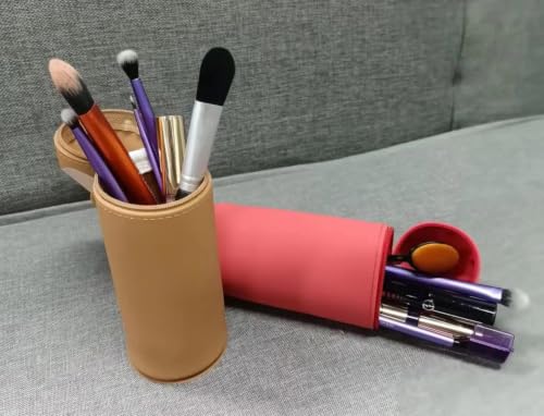 Image of Silicone lightweight waterproof zipper pencil case pencil bag /pouch, cute colourful pencil shape, safe and quality (Red), QS-2010