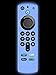 Ducomi Funda de Silicona para Fire TV Stick 4K/Fire TV (3ª Generación) Compatible con Mandos a Distancia Alexa de 3ª Generación (Azul - Brilla en la Oscuridad)
