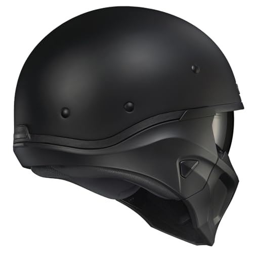 Image of ScorpionEXO Covert X Open Face Half Shell 3 /4 Mode Motorcycle Helmet Comm Ready Speaker Pockets DOT