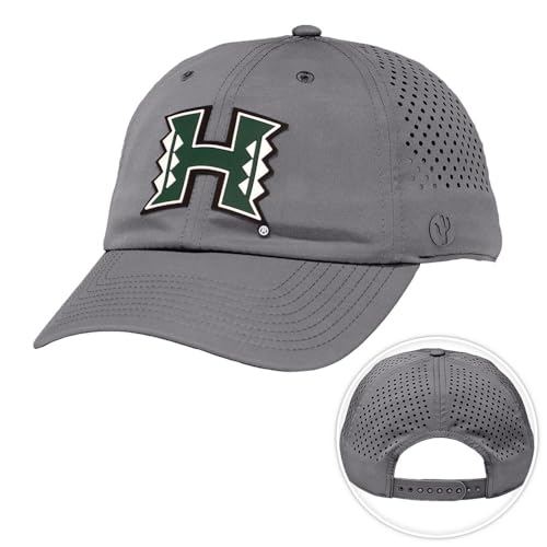 Desert Cactus University of Hawaii BreezePro Baseball Hat (BP1-Dark Grey)